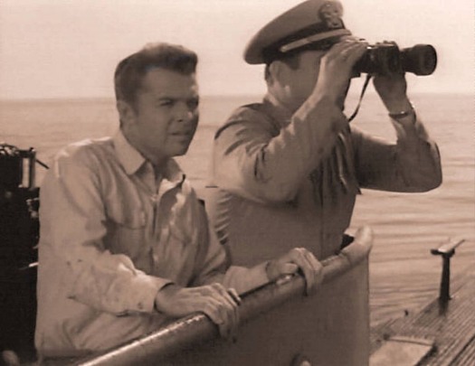The thirty-second movie of Audie Murphy. Starring Audie Murphy, Gary Crosby, Dolores Michaels, Alejandro Rey, Marjorie Stapp, Barry Atwater, and E. U. Andre. Summary: Audie Murphy performs in his second World War II movie after his autobiographical movie, TO HELL AND BACK. In this movie, Audie plays Craig Benson who is a civilian employee of the Navy working to help supply guerrilla insurgents in the Philippine Islands during World War II. The Japanese have already occupied the Pacific island country and the job is extremely hazardous. But Craig Benson has an ulterior motive for working in the enemy occupied islands. He is looking for his wife Ruth, played by Dolores Michaels, who has been fighting in the resistance with a group of local guerrillas with whom he was separated from two years before. Unfortunately, she believes her husband to be dead and has become romantically involved with the Filipino resistance leader Julio Fontana, played by Alejandro Rey.